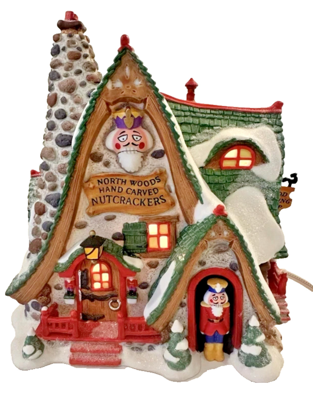 Dept 56 North Pole Series 56753 Hand Carved Nutcracker Factory